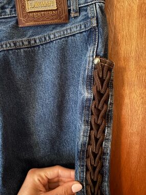 Lawman Vintage, Western High-Rise, Jeans with Specialty Accent Leg Stitch